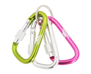 Trespass Lock X Carabiner Keyring Set (Assorted) - TP590