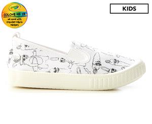 Walnut Melbourne Boys' Crayola Classic Charlie Shoes - Bunnies