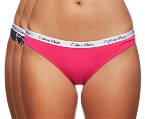 Calvin Klein Women's Carousel Bikini 3-Pack - Blur Noir/Quiver/Trace Logo