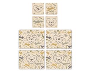 Cooksmart Woodland Placemats and Coasters