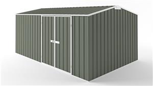 EasyShed D4530 Tall Truss Roof Garden Shed - Mist Green