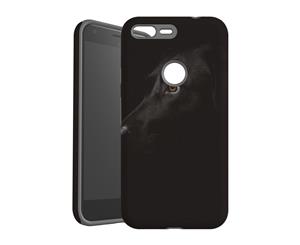 For Google Pixel XL Case Protective Back Cover Black Lab