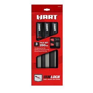 Hart 3 Piece 200mm File Set