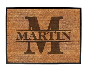 INITIAL-MARTIN - Funny Novelty Birthday doormat floor mat floormat