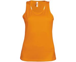 Kariban Proact Womens/Ladies Sleeveless Sports / Training Vest (Orange) - RW2720