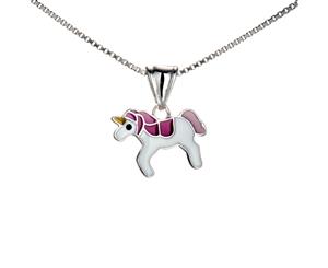 Lovely Pony Necklace in Sterling Silver