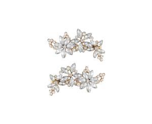 Lovisa Diamante Flower Crystal Clip 2 Pack