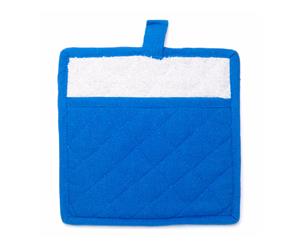 Manhattan Pot Holders - Set of 4 - Blue