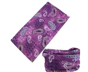 Purple Lupes Face Shield Fishing Headwear Bandana UV Durage Neck Scarf