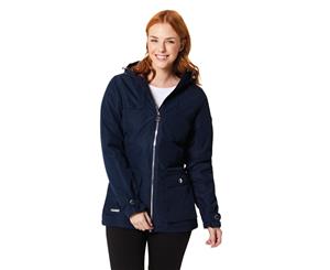 Regatta Womens/Ladies Bechette Breathable Waterproof Hooded Jacket - Navy