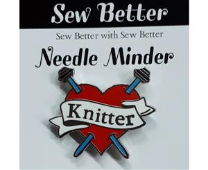 Sew Better Cross Stitch Embroidery Needle Minder Keeper KNITTER