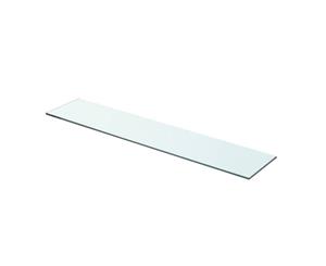 Shelf Panel Glass Clear 70x15cm Wall Display Bracket Ledge Plate Sheet