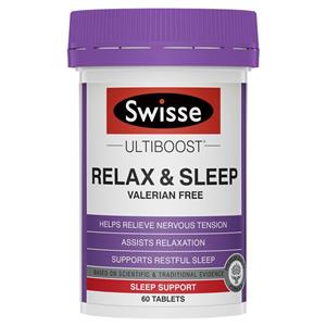 Swisse Ultiboost Relax & Sleep 60 Tablets