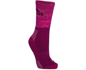 Trespass Womens/Ladies Leader Hiking Boot Socks (Pink Lady Marl) - TP186