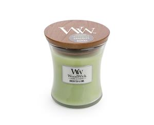 WoodWick Medium Candle - Green Tea & Lime