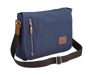 Yescom 14" Vintage Canvas Cross Body Schoolbag Satchel Shoulder Messenger Bag Book Bag