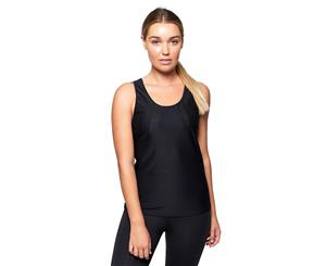 d+k Women's Hex Tank - Black