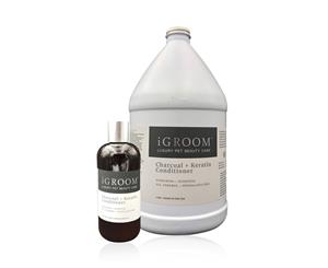 iGroom Charcoal + Keratin Conditioner 1 Gallon (3.8L)