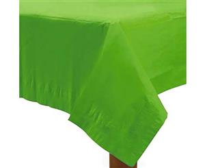 Amscan Plastic Lined Solid Colour Tablecover (Kiwi Green) - SG7814