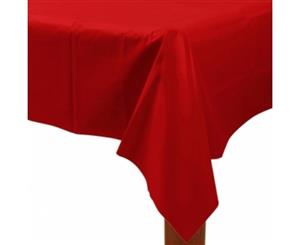 Amscan Single Plastic Party Tablecover (Apple Red) - SG5911