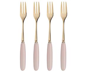 Ashdene Parisienne Cake Forks Set of 4 - Pink