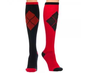 DC Comics Harley Quinn Knee High Socks