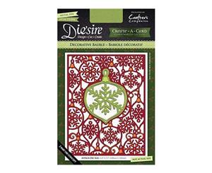 Die'sire Create-A-Card Cutting & Embossing Die - Decorative Bauble