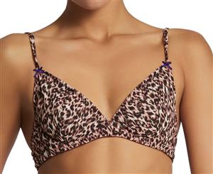 Elle Macpherson Body Wild Plunge Underwire Bra - Cheetah