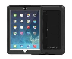 GRIFFIN SURVIVOR SLIM RUGGED CASE FOR iPAD AIR 2 - BLACK