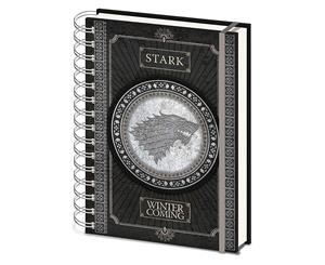 Game Of Thrones Stark Notebook (Black) - SG16718