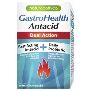 Naturopathica Gastrohealth Antacid Dual Action 20 Capsules