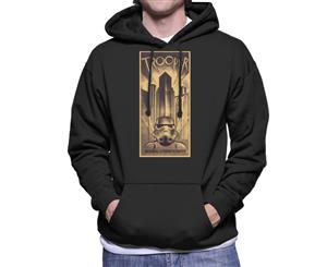 Original Stormtrooper Trooper Future Dystopia Parody Men's Hooded Sweatshirt - Black