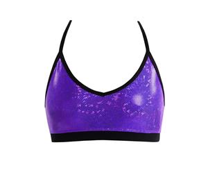 Paris Crop Top - Adult - Party Purple