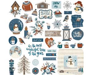 PhotoPlay - For The Love Of Winter Stickers 12inch X12inch Elements