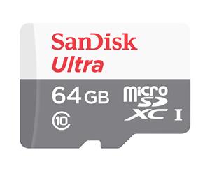 SanDisk 64GB 80MB/s UHS-I microSDXC Memory Card - SDSQUNS-064G