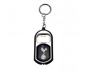 Tottenham Hotspur Fc Official Football Crest Bottle Opener Keyring With Torch (Navy) - SG6273