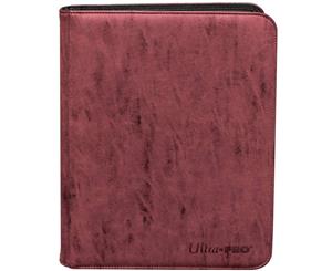 ULTRA PRO BINDER Premium PRO 9 PKT Suede Ruby