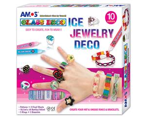 Amos Ice Jewellery Glass Deco Kit - Multi