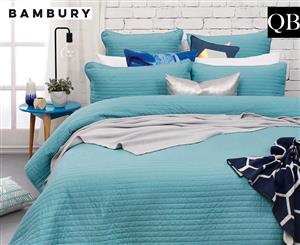 Bambury Maxwell Queen Bed Quilt Cover Set - Duck Egg Blue