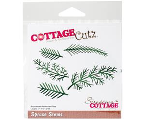 CottageCutz Die-Spruce Stems 3&quotX1.2"