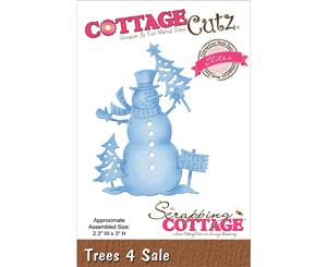 CottageCutz Elites Die-Trees 4 Sale 2.3&quotX3"