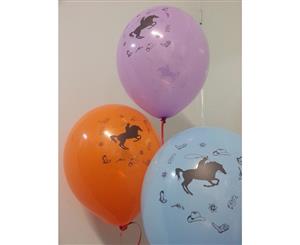 Cowboy Multiple Colours Latex Balloons