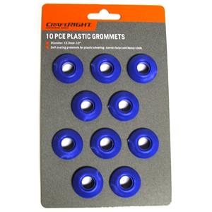 Craftright 12.5mm Plastic Grommets - 10 Pack