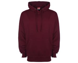 Fdm Unisex Plain Original Hooded Sweatshirt / Hoodie (300 Gsm) (Burgundy) - BC2024