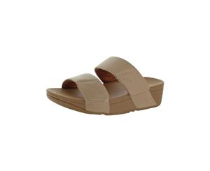 Fitflop Womens Mina Leather Toning Slide Sandals