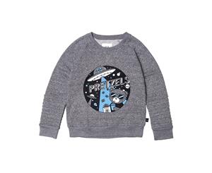 Huxbaby Ufo Pretzel Biker Sweatshirt