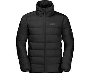 Jack Wolfskin Mens Helium High Lightweight Insulated Down Jacket Coat - Black