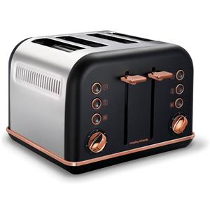 Morphy Richards Accents 4 Slice Toaster (Rose Gold)