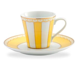 Noritake Carnivale AD Cup & Saucer Set - Yellow