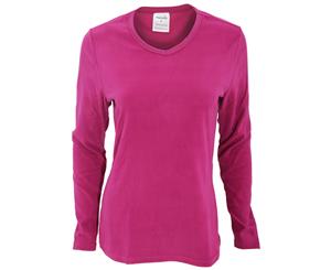 Proclimate Womens/Ladies Thermal Long Sleeve V-Neck Top (Pink) - THERM158